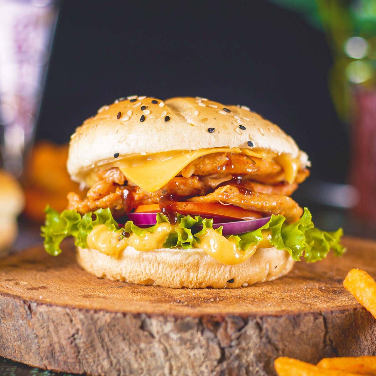 Chicken Cheese Burger